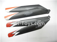 Subotech S902 Spare parts-04 Main blades(4pcs-2A+2B) Spare Parts Replacement Accessories For Subotech S902 RC Helicopter,Huge RC Helicopter 
